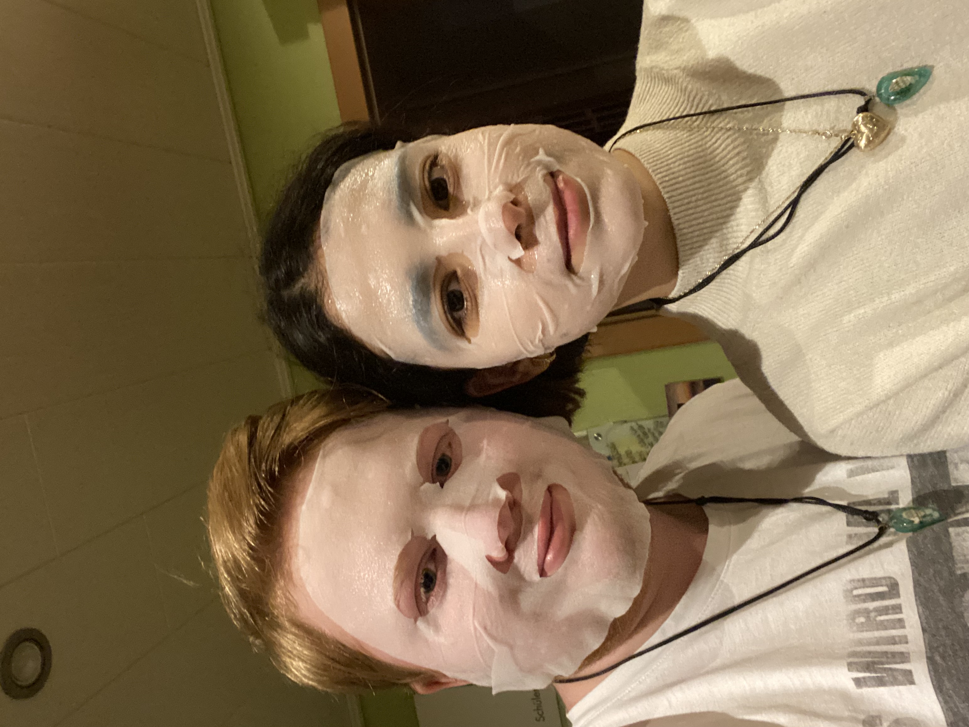 With facemasks